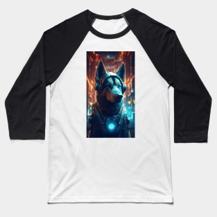 K9 Cyborg Baseball T-Shirt